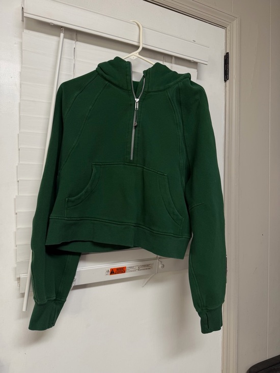 lululemon athletica Tops - Lululemon Scuba Oversized Half-Zip Hoodie - Everglade Green